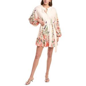 Colette Rose Womens  Belted Mini Dress, Multi